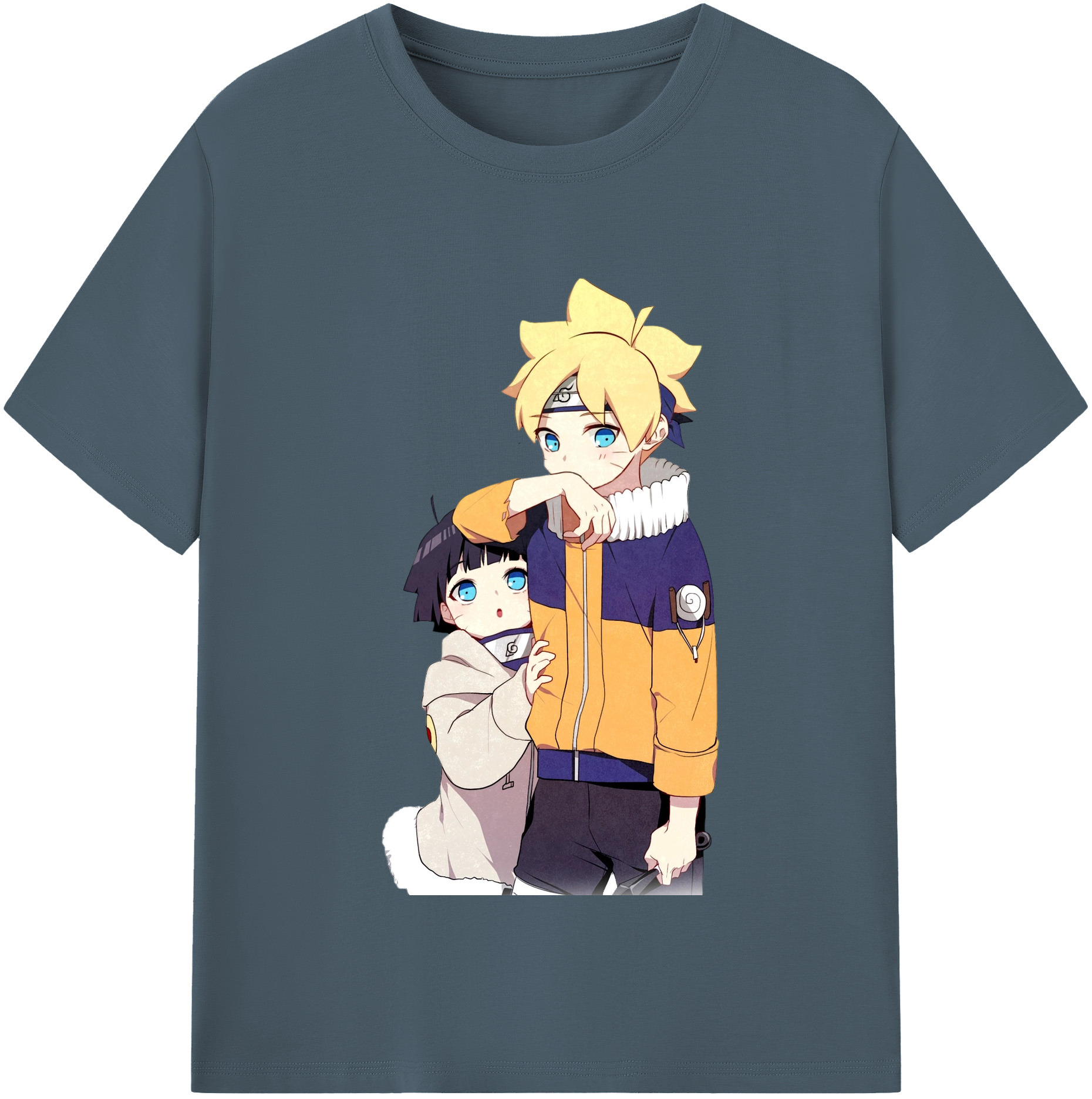 （画像用） NARUTO -ナルト- うずまき ボルト Uzumaki Boruto 綿100％半袖Tシャツ（フロントプリント）